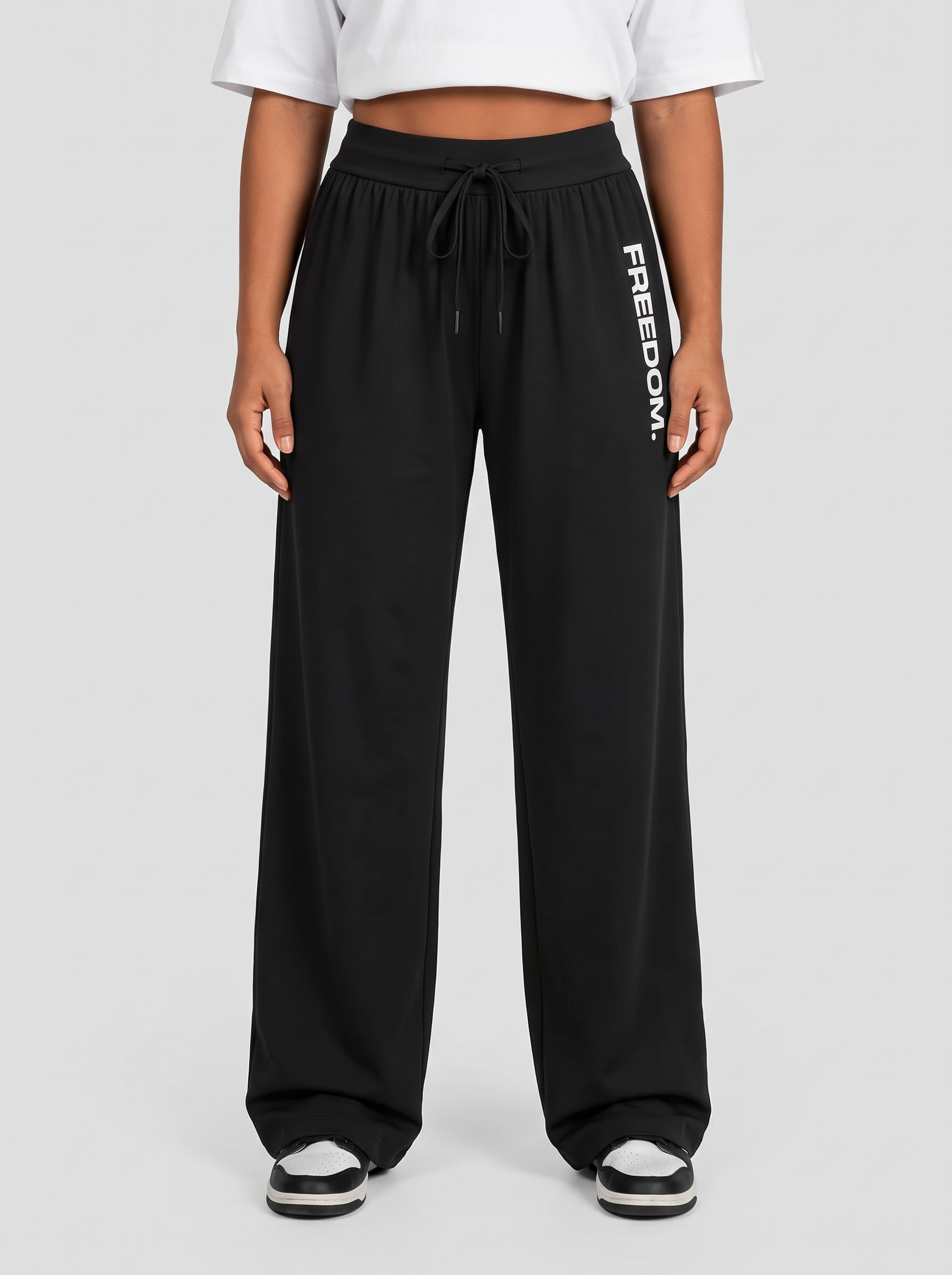 Freedom Black Wide Pants