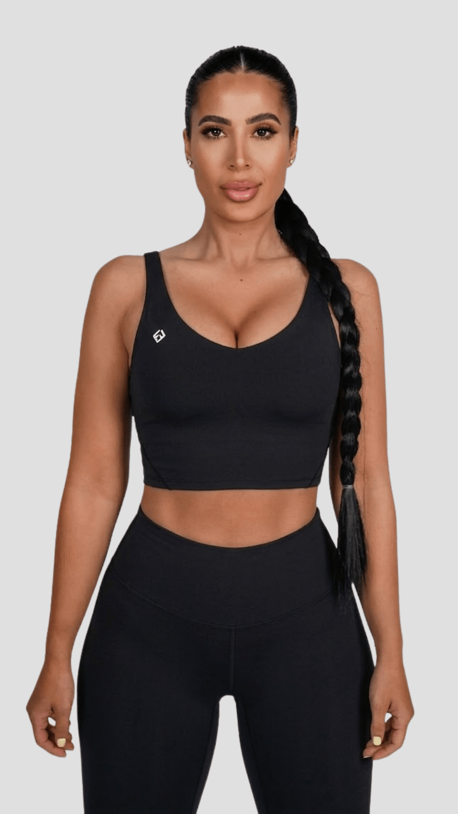 Freedom Flex Sports Bra Racer in black