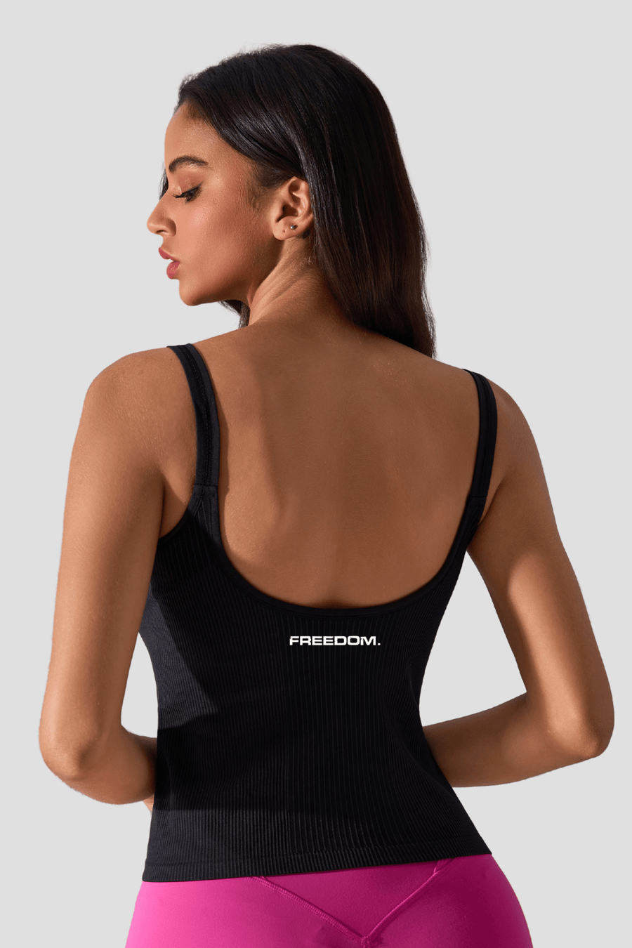 Freedom Form Rib Tank in black