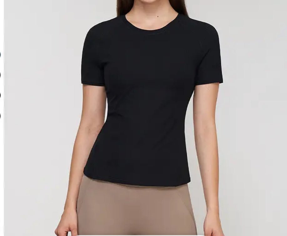 Ribbed Tee - Tee - Freedom Activewear - Freedom Activewear
