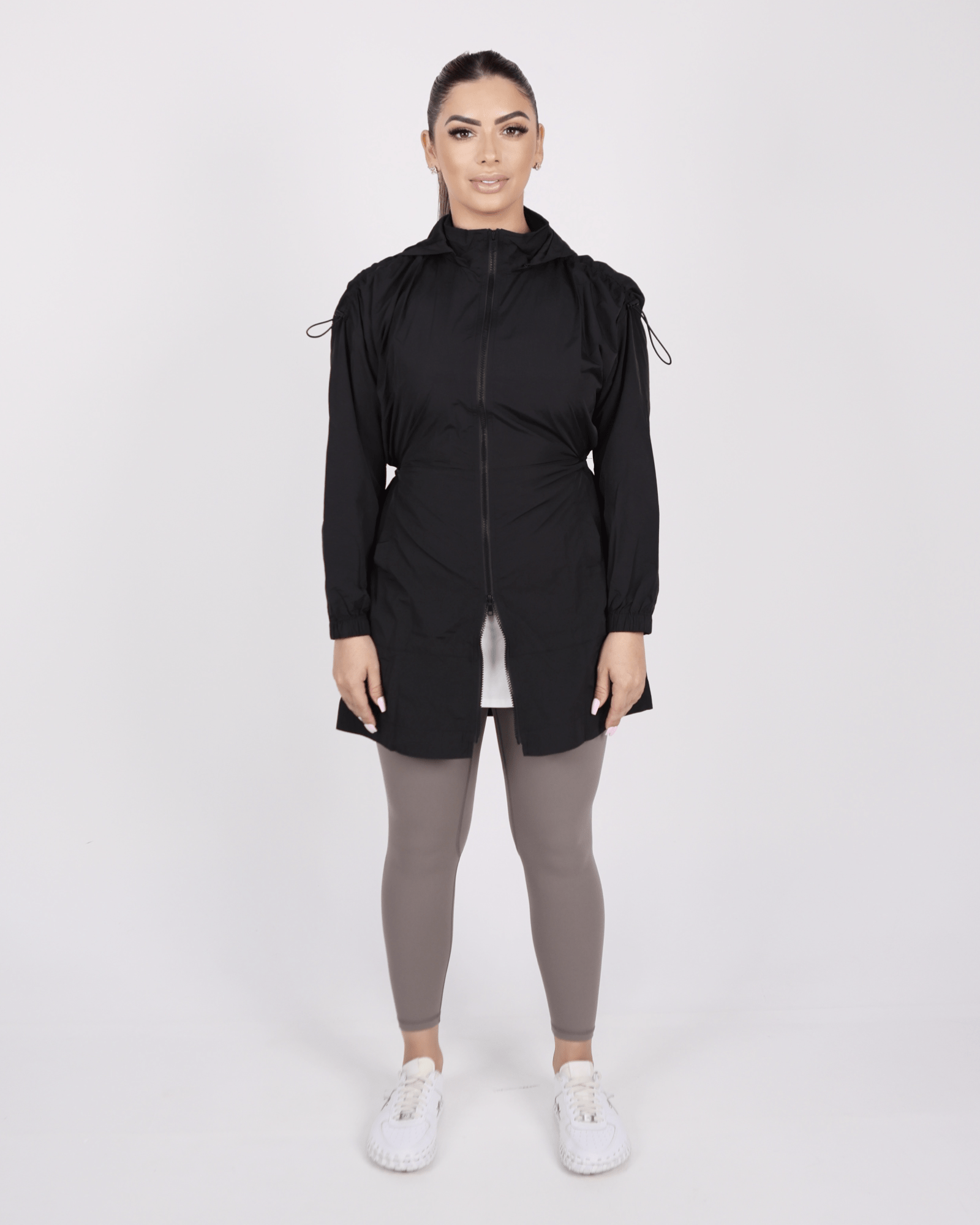 Short Black Matt Trench - Trench - Freedom Activewear - Freedom Activewear