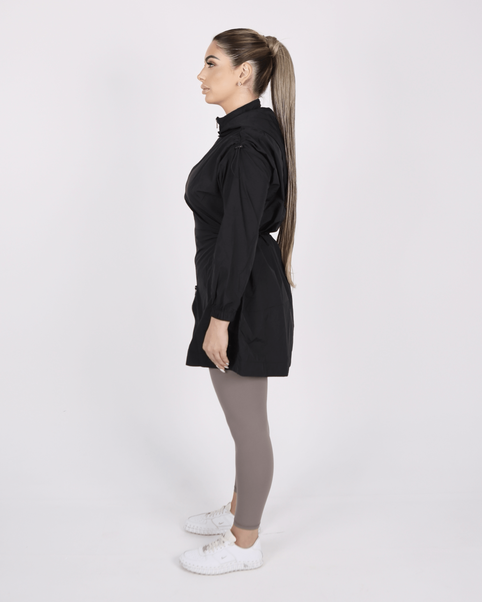 Short Black Matt Trench - Trench - Freedom Activewear - Freedom Activewear