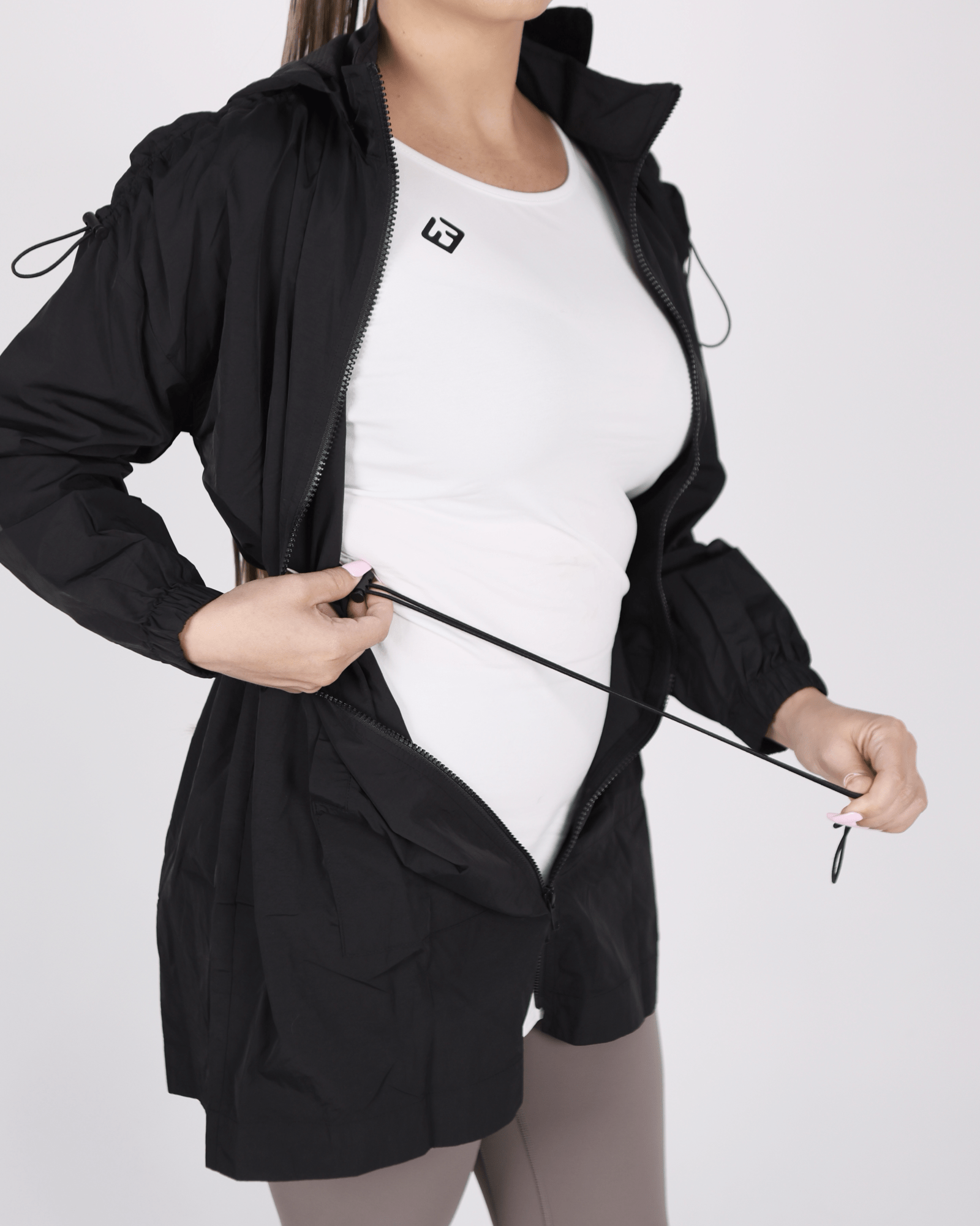 Short Black Matt Trench - Trench - Freedom Activewear - Freedom Activewear